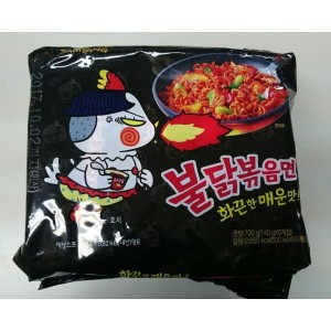 韓国食品　三養　焼鶏ラーメン（即席めん）700g（140gX5食入り）、韓国インスタント麺♪