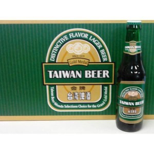 横浜中華街　TTL　金牌　台湾プレミアムビール　5度　330ML・24本X1ケース売り・台湾ビル♪