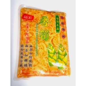 横浜中華街　台湾龍宏 香筍(味付け筍) 【細切】袋タイプ 600g　ラー油漬けたけのこ♪