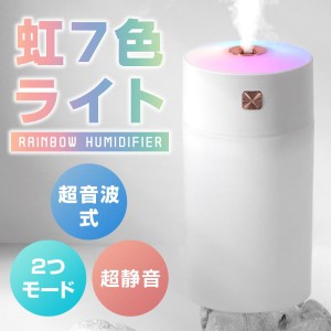 加湿器 超音波式 小型 卓上 大容量 300ml 給電式 マイナスイオン除菌機能付き 空気清浄機 次亜塩素酸水対応 アロマ対応 空焚き防止 乾燥