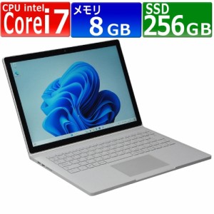 中古パソコン Microsoft Surface Book2 Windows11 タブレットPC 一年保証 第8世代 Core i7-8650U 1.9(〜最大4.2)GHz MEM:8GB SSD:256GB(N