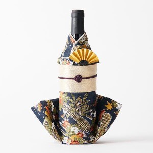 Kimono 着物 ボトルカバー プレミアムライン 鶴姫 瀬戸内のジャンヌダルク  プレゼント 贈り物 お礼 お土産 日本製 お洒落 モダン 伝統的