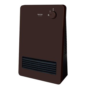 テクノス TEKNOS セラミックヒーター 1200W,600W ダークブラウン TS-127(DB)