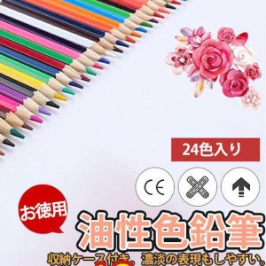 色鉛筆 鉛筆 油性 スケッチ 24色セット 高品質 文房具 カラーペン お絵かき 色えんぴつ 文具 塗り絵 漫画 プレゼント 入学 卒業 誕生日 