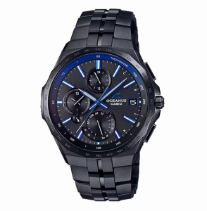 CASIO（カシオ）  OCEANUS　Manta S5000 Series　腕時計　OCW-S5000B-1AJF （200000）　Made in Japan　10気圧防水　正しい時刻を表示で