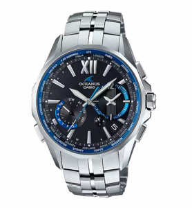 CASIO（カシオ）  OCEANUS　Manta　腕時計　OCW-S3400-1AJF （180000）　Made in Japan　10気圧防水　正しい時刻を表示できる　ソーラー