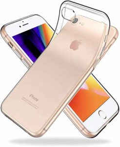 iPhone 7/8/SE2/SE3用ケース クリア 透明 tpu シリコン スリム 薄型 ソフト スマホケース 人気 携帯カバー