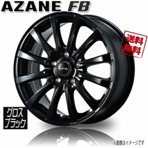 TOPY AZANE FB グロスブラック 16インチ 5H114.3 6.5J+38 アルファード プリウスα リーフ デリカD5 1本