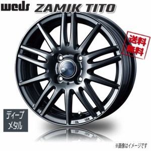 WEDS ザミック ティート ホンダ純正球面ナット対応 15インチ 4H100 4.5J+45 4本 65 業販4本購入で送料無料