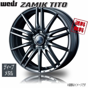 WEDS ザミック ティート ホンダ純正球面ナット対応 15インチ 5H100 6J+434 4本 65 業販4本購入で送料無料