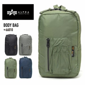 ALPHA INDUSTRIES アルファインダストリーズ ボディバッグ 66010 ワンショルダーバッグ 縦型 TZ1085 肩掛け 斜め掛け サブバッグ カジュ