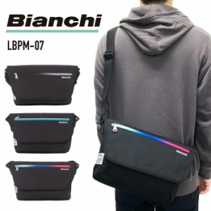 Bianchi ビアンキ メッセンジャーバッグ LBPM-07 かぶせショルダーバッグ ショルダーバッグ 斜め掛けバッグ サブバッグ 軽量 グラデーシ