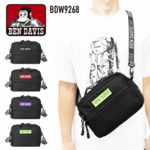 BEN DAVIS ベンデイビス ショルダーバッグ 斜め掛けバッグ ミニショルダーバッグ 横型 軽量 男女兼用 BDW-9268 