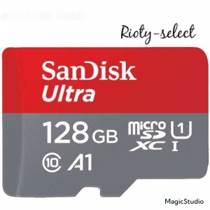 sandisk 128GB microSDXC 120mb/s マイクロSDXCカード 128GB UHS-1 class10 FULL HD アプリ最適化 Rated A1対応 サンディスク UHS-I U1 