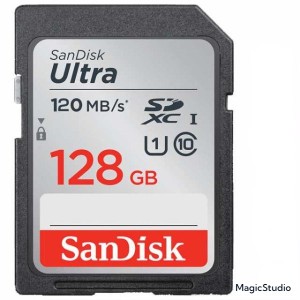 ポイント10倍を開催 SDカード 128GB SDXCカード SanDisk サンディスク Ultra CLASS10 UHS-I R:120MB/s 海外リテール SDSDUNC-128G