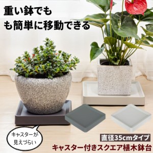 植木鉢台 植木鉢 プランター  鉢 受け皿 四角 キャスタースタンド フラワー 台 鉢置き台 キャスター プランター用受皿 キャスター付き 鉢