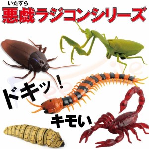 昆虫 イモ虫 ゴキブリ サソリ ムカデ カマキリ ラジコン おもちゃ 誕生日プレゼント 男の子 ハロウィン ドッキリ いたずら サプライズ リ