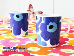 marimekko　マリメッコ　マグカップ　UNIKKO（ブルー）