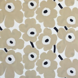 marimekko マリメッコ ファブリック 生地  PIENI UNIKKO　No.185（ソフトベージュ地＆ベージュ）