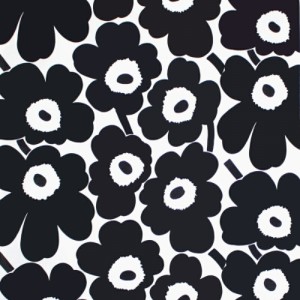 marimekko マリメッコ ファブリック 生地  PIENI UNIKKO　No.190（黒・ブラック）