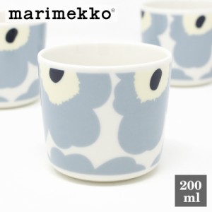 マリメッコ ラテマグ ウニッコ ライトブルー （1個単位） 【日本限定】 marimekko コップ コーヒーカップ グレー UNIKKO No.152（33） 北