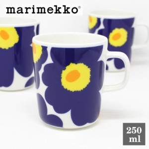 マリメッコ マグカップ ウニッコ ブルー×イエロー×オレンジ marimekko マグ コーヒーカップ UNIKKO No.152(39) 北欧食器 洋食器 プレゼ