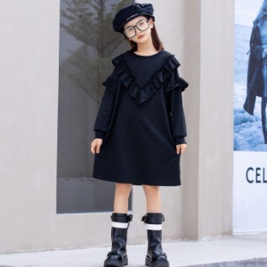 女の子の秋服 秋の新作インターネットセレブファッショナブルな韓国スタイル 学生セータードレス