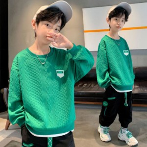 韓国子供服 男の子 トップス スウェット シンプル 春新作 個性 キッズ ボーイズ ファッション 大人気 お出かけ 通学着 普段着