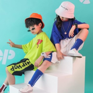 キッズダンス衣装 ヒップホップ セットアップ 子供 キッズ 韓国子供服 HIPHOP 男の子 女の子 ジャズダンス 練習着 発表会 ダンス