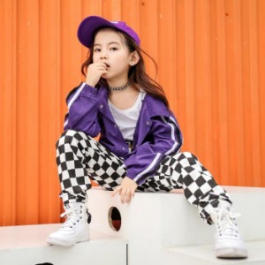 キッズ ダンス衣装 ヒップホップ キッズダンス ヒップホップ衣装 キッズ 韓国子供服 練習着 HIPHOP JAZZ DS キッズ 体操服