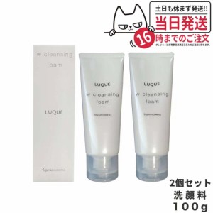 【2個セット 国内正規品】NARIS ナリス ルクエ Wクレンジング フォーム クレンジング 洗顔料 LUQUE 100g 送料無料