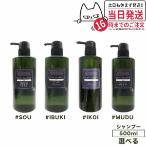 【種類選べる 国内正規品】OSAJI オサジ ヘアシャンプー 500ml ヘアケア 地肌ケア ノンシリコン 低刺激 保湿成分配合 ムク イブキ ソウ 