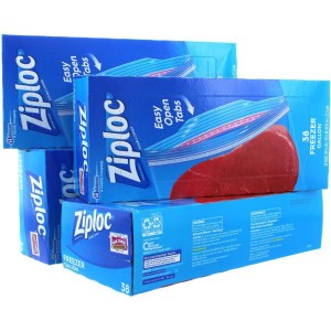 送料無料！Ziploc ジップロック Costco コストコ ガロンサイズ ダブルジッパー 152袋入り