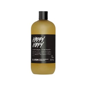 送料無料！LUSH ラッシュ ハッピーヒッピー シャワージェル HAPPY HIPPY ピンクグレープフルーツ ベルガモット フレッシュな香り (500g)