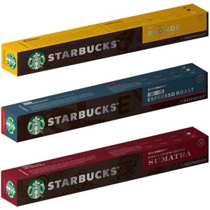 送料無料！【3種セット】[STARBUCKS by NESPRESSO] スターバックス ネスプレッソ カプセル コーヒー3種×10カプセル