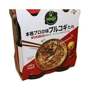 送料無料！【2個セット】CJコープ プルコギ 韓国風焼肉のタレ 840g×2個