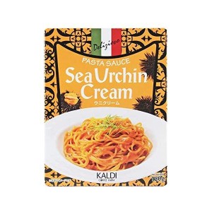 送料無料！KALDI オリジナル パスタソース ウニクリーム 1人前　カルディ