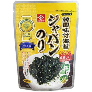 送料無料！【５個セット】永井海苔 韓国味付ジャバンのり 50g まとめ買い(×5)