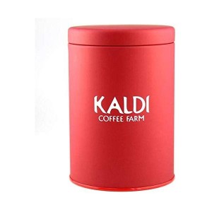 送料無料！【KALDIカルディオリジナル】 キャニスター缶 赤(レッド) 1個