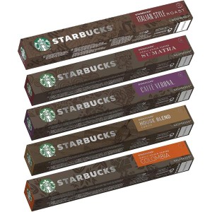 送料無料！【5種セット】Nespresso by Starbucks ネスプレッソ スターバックス コーヒーカプセル 5種 50カプセル イタリアンスタイル　ロ