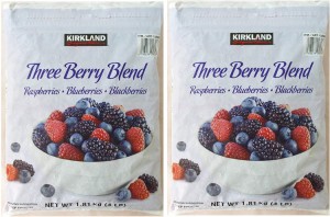 送料無料！KS Natures Three Berries カークランドシグネチャー 冷凍スリーベリーブレンド(ラズベリー、ブルーベリー、ブラックベリー)1.