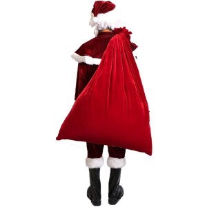 サンタクロース 袋 クリスマス袋 サンタさんの袋 大きサイズ プレゼント 赤い袋
