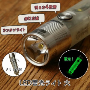 LED ライト 蓄光 USB充電 懐中電灯 ミニライト  LEDライト おしゃれ ミニ 650LUMEN USB   明るい キャンプアウトドア ソロキャンプ キャ