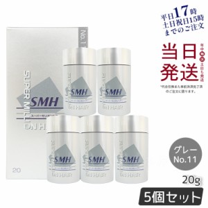 【5個セット】ルアン スーパーミリオンヘアー No.11 グレー 20g 薄毛 隠し 粉 透けない 微細パウダー 男女兼用