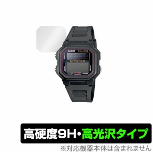 CASIO AL-190W 保護 フィルム OverLay 9H Brilliant for カシオ AL190W シリーズ 9H 高硬度で透明感が美しい高光沢タイプ 腕時計 用 ミヤ