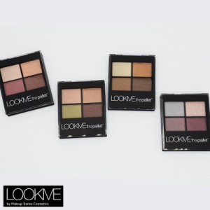 LOOKME ルックミー ４カラー パレット アイシャドウ アイパレット 全４色 ツヤ パール