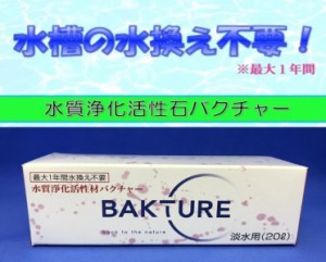 【バクチャー 淡水 20L用】 水質浄化活性石〜金魚・熱帯魚の水槽 水換え1年間不要〜