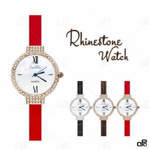 腕時計 レディース  バレンタイン  華やか ファッション時計 カジュアル  革