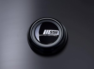 SSR アルミレーシングキャップ Aタイプ LOW  ブラックアルマイト（PCD98〜101.65用）  パーツ228BL センターキャップ SSRホイールと同時