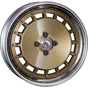 CRIMSON RS DP CUP MONOBLOCK 16インチ 5.5J +45 4-100 ゴールド/ポリッシュリップ4本で送料無料 クリムソン RS DP CUP モノブロック